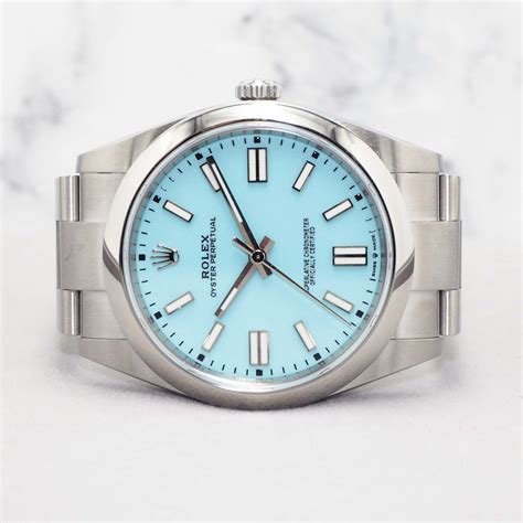 rolex daydate tiffany|rolex tiffany blue 41mm.